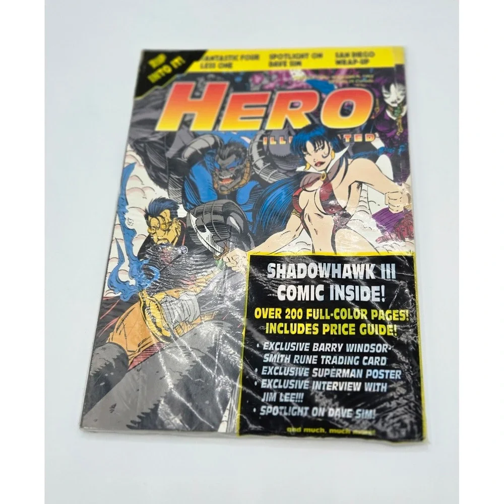 Hero Illustrated Comic‎ Book Lot Image Batman Shadowhawk III Special Edition